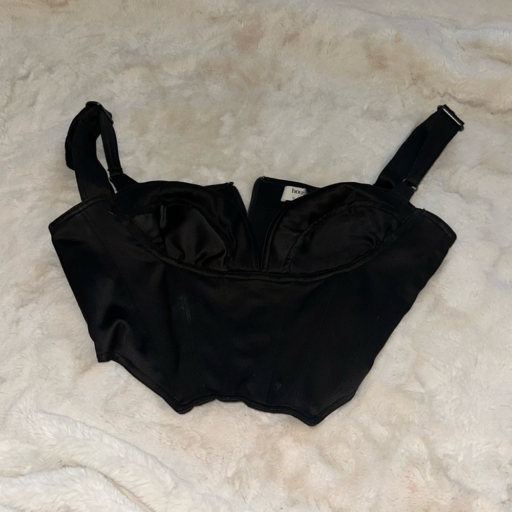 House of CB black corset top!